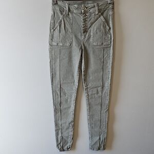 American Eagle Next Level Stretch Button Fly Size 8 High Rise Jeggings